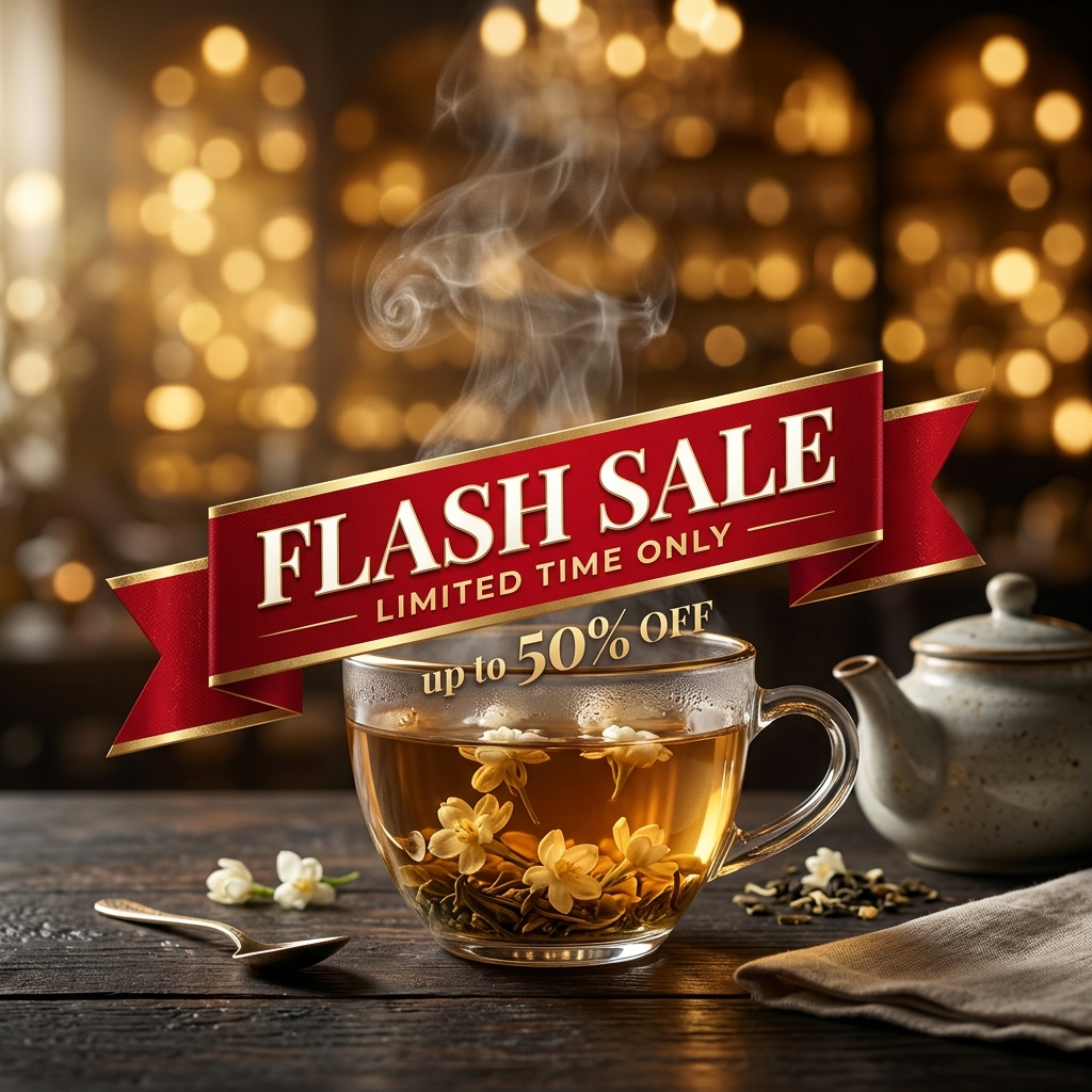 Flash Sale Teh Herbal Melati — Hemat 25%